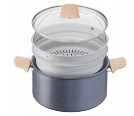 Tefal puodas Natural Force Detox G2669053, 5 L цена и информация | Кастрюли, скороварки | pigu.lt