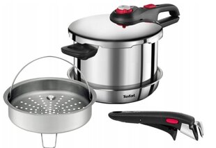 Tefal greitpuodis Ingenio Emotion Secure 5 Neo P2530757, 6 l kaina ir informacija | Puodai, greitpuodžiai | pigu.lt