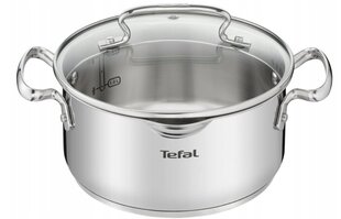 Puodas su dangčiu Tefal Duetto+ G7194455, 20 cm, 2,9 l цена и информация | Кастрюли, скороварки | pigu.lt