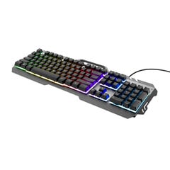 'Žaidimų klaviatūra Trust GXT 853 ESCA Ispaniška Qwerty LED RGB' kaina ir informacija | Klaviatūros | pigu.lt