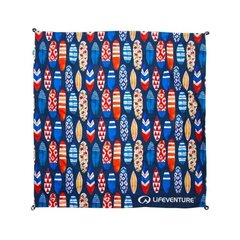 Patiesalas Lifeventure Picnic Blanket Surfboards, 150x150 cm, mėlynas цена и информация | Туристические матрасы и коврики | pigu.lt