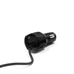 Tkn-Connect Micro Usb / Extra Usb Automobilinis Įkroviklis, Juodas цена и информация | Автопринадлежности | pigu.lt