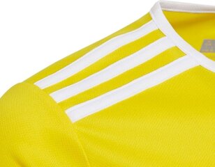 Marškinėliai Adidas TeamWear, geltoni kaina ir informacija | Futbolo apranga ir kitos prekės | pigu.lt