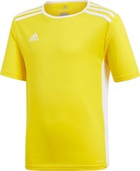 Marškinėliai Adidas TeamWear, geltoni kaina ir informacija | Futbolo apranga ir kitos prekės | pigu.lt