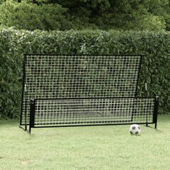 2-1 Futbolo vartai su atmušimo sienele, 202x104x120cm, plienas цена и информация | Футбольные ворота и сетки | pigu.lt