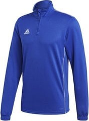 Vyriški ilgarankoviai marškiniai Adidas Core 18 CV3998, mėlyni kaina ir informacija | Futbolo apranga ir kitos prekės | pigu.lt