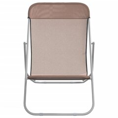 2-jų paplūdimio kėdžių komplektas , rudas kaina ir informacija | Gultai | pigu.lt