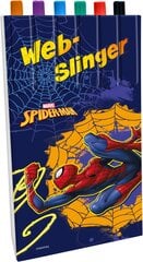 SPIDER-MAN pens 6 pcs цена и информация | Канцелярские товары | pigu.lt