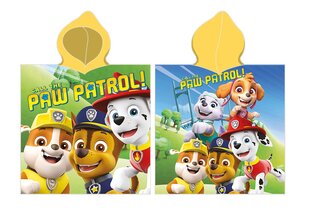 Carbotex vaikiškas rankšluostis - pončas Paw Patrol, 55 x 110 cm kaina ir informacija | Rankšluosčiai | pigu.lt