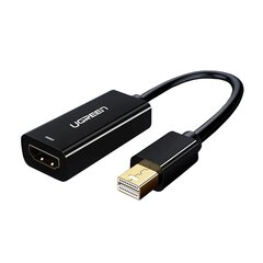 Ugreen MD112 10461 mini DisplayPort (vyriškas) / HDMI (moteriškas) FHD 1080p adapteris - juodas kaina ir informacija | Laidai telefonams | pigu.lt