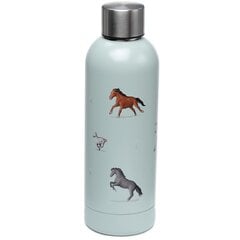 Karštų ir šaltų gėrimų butelis - Willow Farm Horses 530 ml kaina ir informacija | Termosai, termopuodeliai | pigu.lt