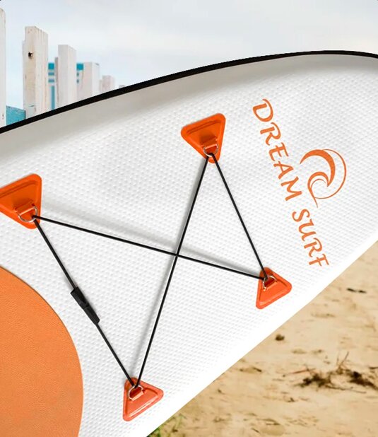 Pripučiamos irklentės rinkinys Dream Surf 350cm Balta kaina ir informacija | Irklentės, vandens slidės ir atrakcionai | pigu.lt