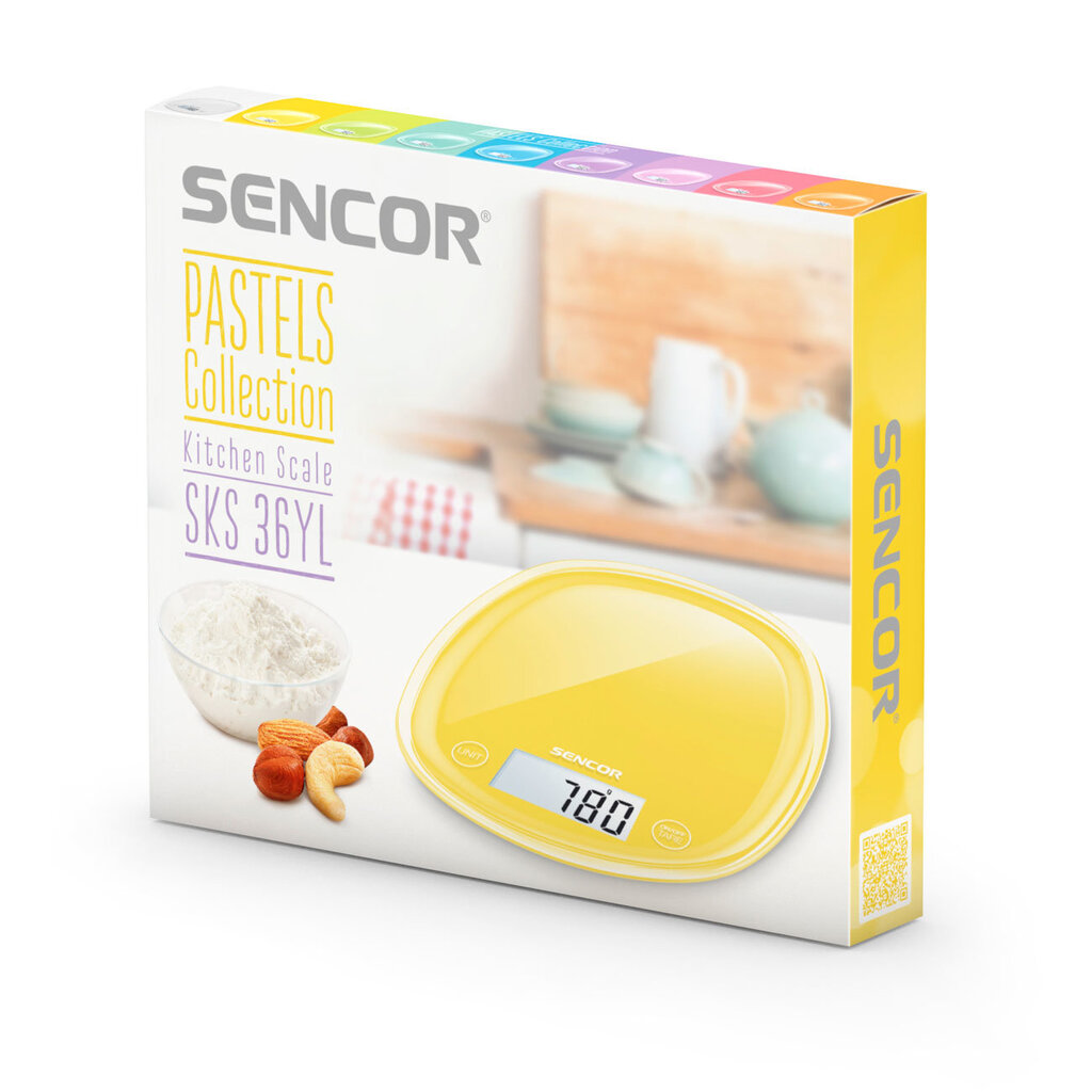 Sencor SKS 36YL цена и информация | Svarstyklės (virtuvinės) | pigu.lt