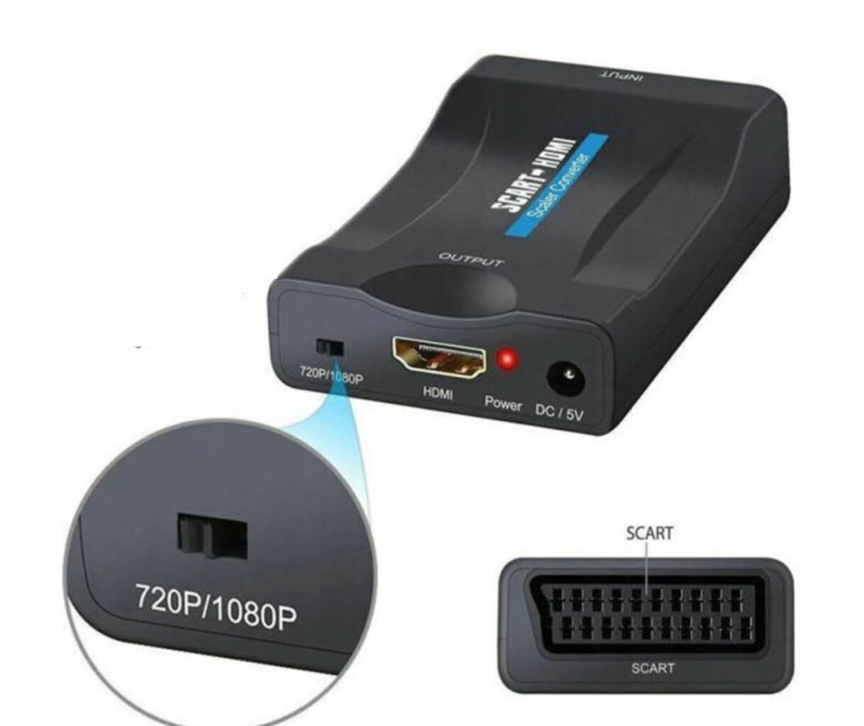 EtuiTab SCARTinHDMI цена и информация | Adapteriai, USB šakotuvai | pigu.lt