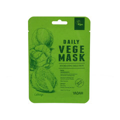 YADAH Daily Vege Mask Cabbage kaukė 23ml kaina ir informacija | Veido kaukės, paakių kaukės | pigu.lt