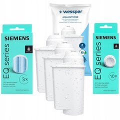 3x фильтр Wessper для кофемашины Siemens EQ + 2x оригинальные таблетки Siemens TZ цена и информация | Аксессуары для кофейных аппаратов | pigu.lt