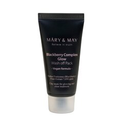 Mary&May Blackberry Complex Glow Wash off pakuotė, 30g - veido kaukė su šviečiančiu efektu цена и информация | Маски для лица, патчи для глаз | pigu.lt