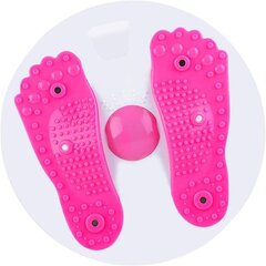 Twist Board YYST juosmens mankštos ir pėdų masažo lenta balta ir rožinė kaina ir informacija | Kitos fitneso prekės | pigu.lt