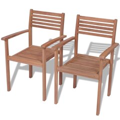 Sudedamos sodo kėdės , 2 vnt kaina ir informacija | Lauko kėdės, foteliai, pufai | pigu.lt
