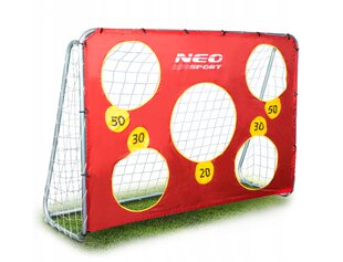 Nešiojami futbolo vartai Neo-Sport 215 x 153 x 76 cm kaina ir informacija | Futbolo vartai ir tinklai | pigu.lt