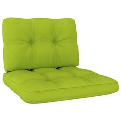 Sodo kėdė su šviesiai žaliomis pagalvėmis, impregnuota pušis kaina ir informacija | Lauko kėdės, foteliai, pufai | pigu.lt