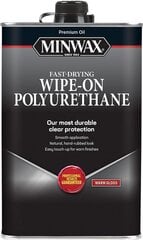 Medienos lakas rankiniam naudojimui, Minwax, Wipe-On Poly, 473ml, Gloss kaina ir informacija | Lakai, skiedikliai | pigu.lt