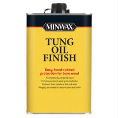 Medienos alyva, Minwax, Tung Oil Finish, 946ml kaina ir informacija | Gruntai, glaistai ir kt. | pigu.lt