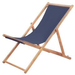 Paplūdimio kėdė , mėlyna kaina ir informacija | Lauko kėdės, foteliai, pufai | pigu.lt