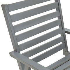 Lauko valgomojo kėdės su pagalvėlėmis, 2vnt., akacijos masyvas kaina ir informacija | Lauko kėdės, foteliai, pufai | pigu.lt