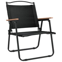Stovyklavimo 2- jų kėdžių komplektas , juodas kaina ir informacija | Lauko kėdės, foteliai, pufai | pigu.lt