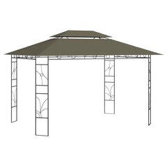 Pavėsinė, 4x3x2,7 m, ruda kaina ir informacija | Pavėsinės | pigu.lt