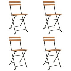 Sulankstomos bistro kėdės, 4vnt. цена и информация | Садовые стулья, кресла, пуфы | pigu.lt