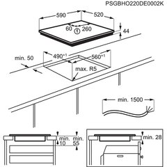 Electrolux CIS62450FW цена и информация | Варочные поверхности | pigu.lt