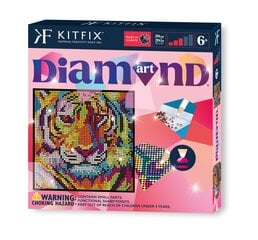 KITFIX DIY Deimančiukų menas „Tigras“ kaina ir informacija | Smėlio dėžės, smėlis | pigu.lt