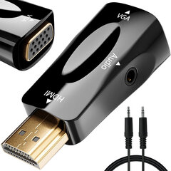 Переходник с HDMI на VGA цена и информация | Адаптеры, USB-разветвители | pigu.lt