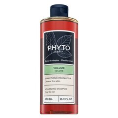 "Phyto Volume Volumizing Shampoo" stiprinamasis šampūnas apimčiai didinti 500 ml kaina ir informacija | Priemonės plaukų stiprinimui | pigu.lt