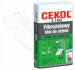 Fibrogeliniai plytelių klijai Q3 maks. 5 kg kaina ir informacija | Klijai | pigu.lt