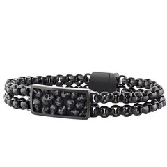 Apyrankė POLICE MEN'S BRACELETS PJ.25698BSB/02-S PJ.25698BSB/02-S kaina ir informacija | Kaklo papuošalai | pigu.lt