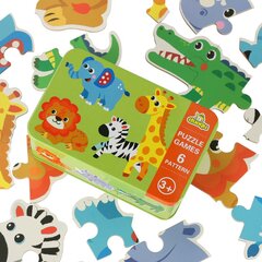 Edukacinė dėlionė Animals 25vnt kaina ir informacija | Dėlionės (puzzle) | pigu.lt