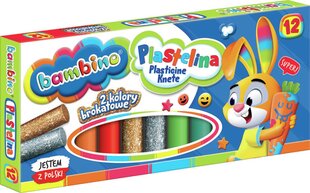 Plastilinas 12vnt Bambino kaina ir informacija | Piešimo, tapybos, lipdymo reikmenys | pigu.lt