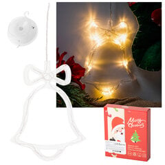 Led dekoracija Kalėdų varpas , šiltai balta kaina ir informacija | Kalėdinės dekoracijos | pigu.lt