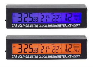 Автомобильный термометр, вольтметр, часы StoreGD цена и информация | Автопринадлежности | pigu.lt