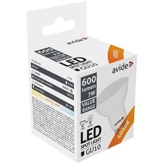 Elektros lemputė LED Avide 7W GU10 4000K kaina ir informacija | Elektros lemputės | pigu.lt