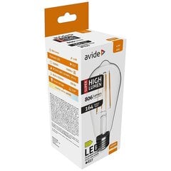 Elektros lemputė LED Avide 4.9W 806lm E27 4K Filament kaina ir informacija | Elektros lemputės | pigu.lt