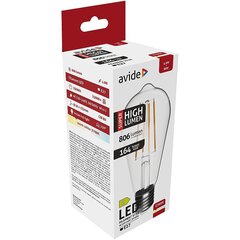 Elektros lemputė LED Avide 4.9W 806lm E27 2,7K Filament kaina ir informacija | Elektros lemputės | pigu.lt