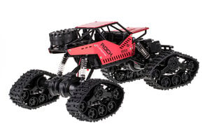 Radijo bangomis valdomas automobilis Rock Crawler 4x4 LHC012 2in1, raudonas kaina ir informacija | Žaislai berniukams | pigu.lt