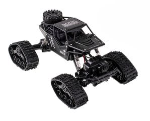 Radijo bangomis valdomas automobilis Rock Crawler 4x4 LHC012 2in1, juodas kaina ir informacija | Žaislai berniukams | pigu.lt