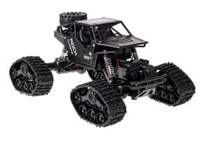 Radijo bangomis valdomas automobilis Rock Crawler 4x4 LHC012 2in1, juodas kaina ir informacija | Žaislai berniukams | pigu.lt