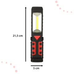 3-in-1 dirbtuvių žibintuvėlis USB COB magnetinis įkraunamas 1200 mAh 200 lm StoreGD kaina ir informacija | Mechaniniai įrankiai | pigu.lt