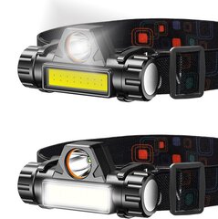 USB светодиодный налобный фонарик Trizand. цена и информация | Фонарики, прожекторы | pigu.lt